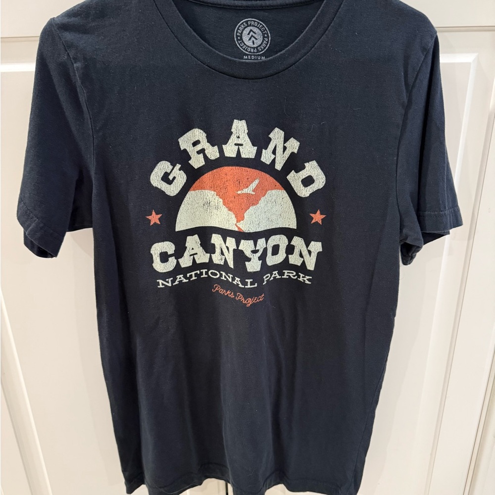 Parks Project Charcoal Tee with White Logo